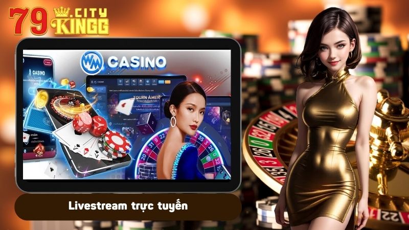 Livestream trực tuyến với sự xuất hiện của các hotgirl